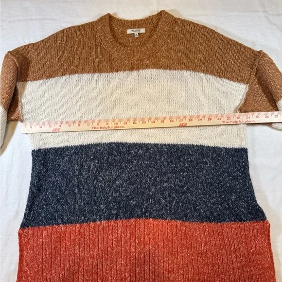 Madewell Oversized Striped Baxter Sweater Tunic - Picture 5 of 7